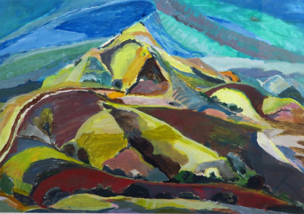 Hans Ebeling Koning: Gouache, Californie -Ingelijst kopen? Bied vanaf 60!