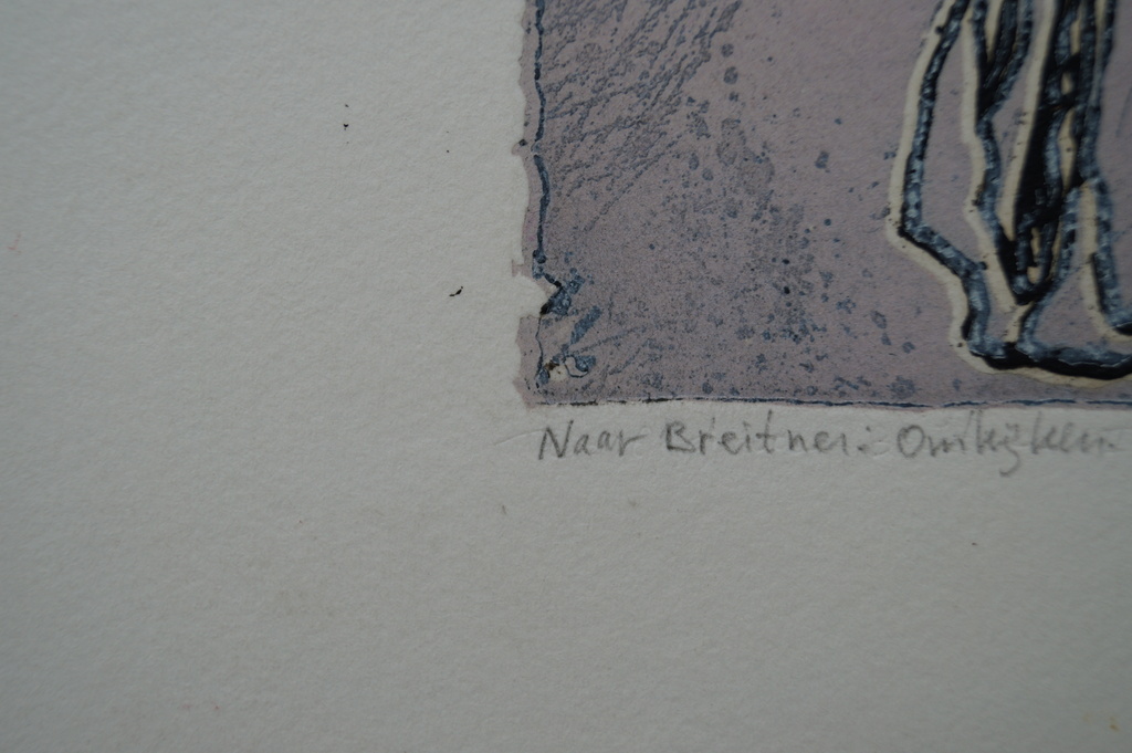 Daniel Tavenier - gesigneerde ets (proefdruk) - Naar Breitner: Omkijken - 2005 kopen? Bied vanaf 1!