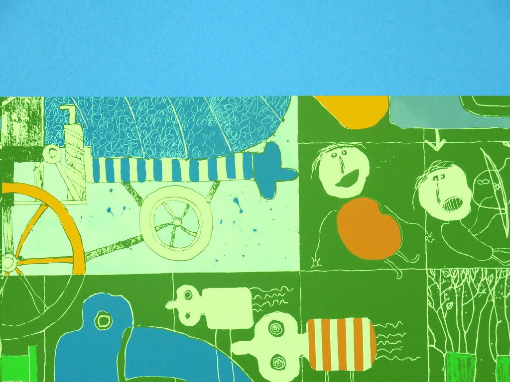 Christian Silvain: Zeefdruk, The Blind Bird kopen? Bied vanaf 120!