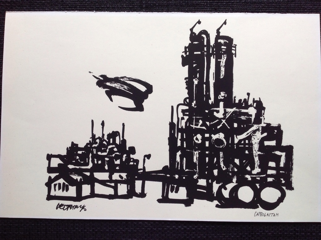Max Velthuijs, Zeefdruk gesigneerd :Caprolactum 33 x 50 cm kopen? Bied vanaf 35!