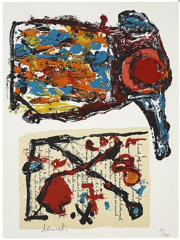 Jacques Doucet: Portfolio: Traces du Quotidien, 3x Litho + Boek kopen? Bied vanaf 200!