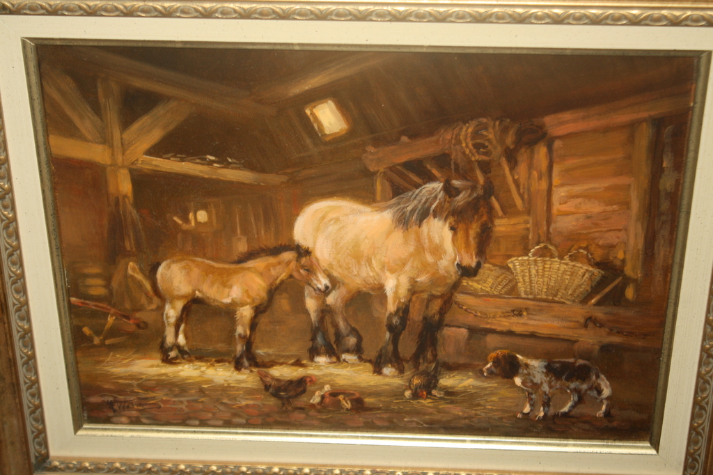 DIEREN IN DE STAL - JAN VAN TRIRUM verkocht voor € 225!