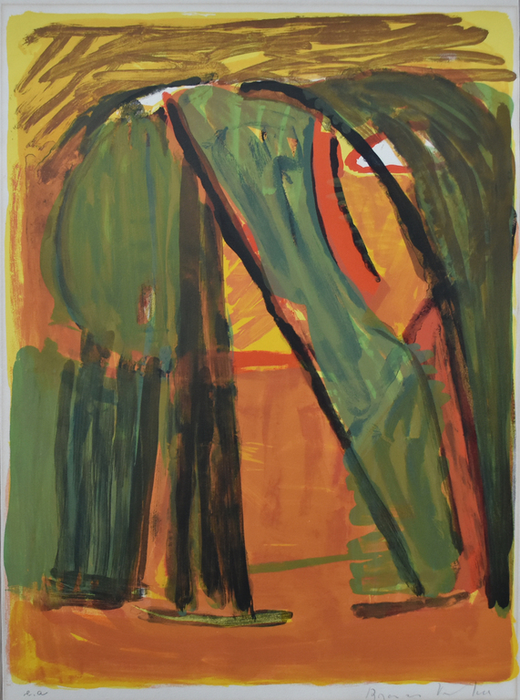 Bram Van Velde # FOREST, mp61 # litho, 1970, gesigneerd/genummerd, nm+ verkocht voor € 200!