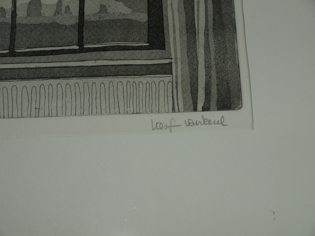 Lies van Weezel (1942) : Ets en aquatint , Ochtend – Gesigneerd & ingelijst  kopen? Bied vanaf 30!