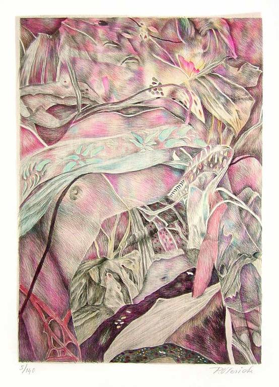 VLERICK Pierre, originele kleurenlitho, erotisch thema. Zonder titel. kopen? Bied vanaf 39!