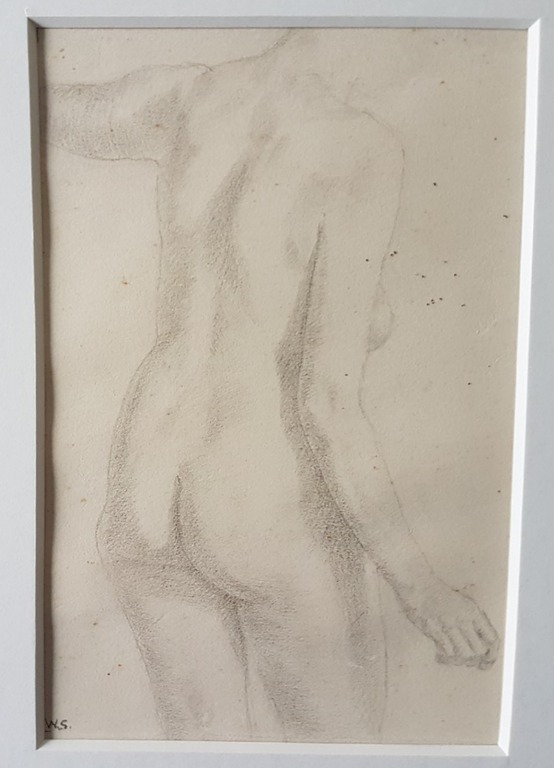 Wim Steijn, tekening, 'Naakt' verkocht voor € 35!