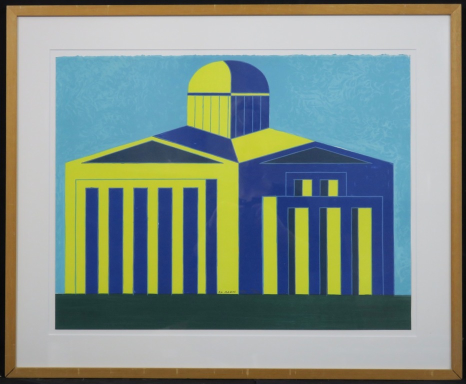 Ko Aarts: Litho, Zonder titel - Ingelijst kopen? Bied vanaf 20!