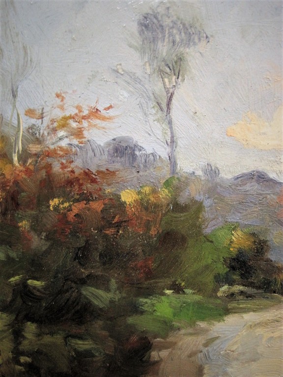 Frans? 1921 gesigneerd "le Prince" impressionistisch olieverf "herfstlandschap"  kopen? Bied vanaf 1!