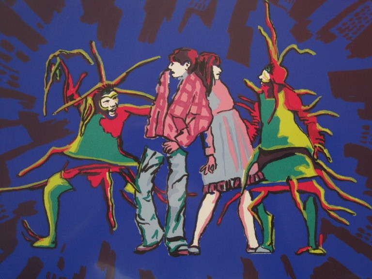 Frank Rosen (1946-) exclusieve zeefdruk "Tip Top" potloodgesigneerd 33/90 kopen? Bied vanaf 1!