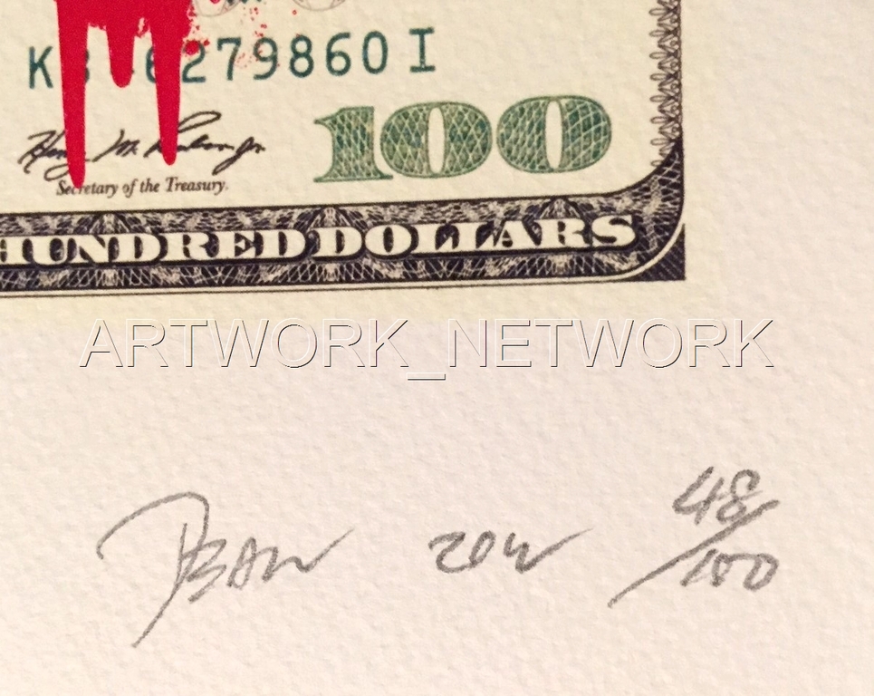 DEATH NYC "Ben Bleed" n° 48/100 - Signed with COA (Limited Edition Prints 100) kopen? Bied vanaf 1!