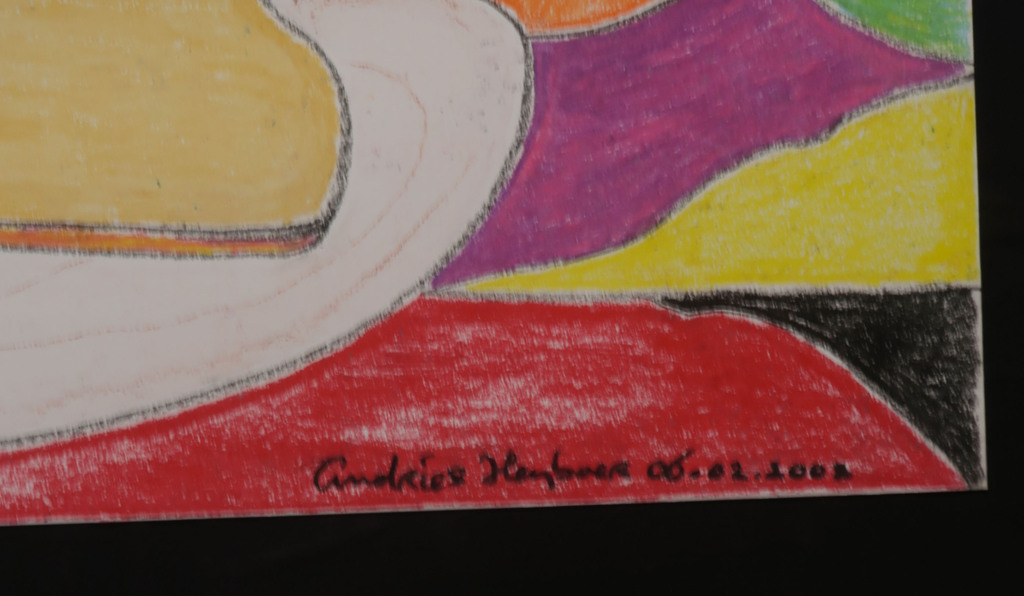 Andries Heyboer: Vetkrijt op papier, Diep verlangen (Groot) kopen? Bied vanaf 1!