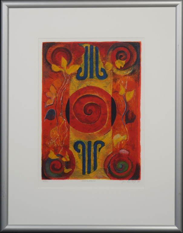 Jan van Delft: Zeefdruk, Droombeeld - Ingelijst kopen? Bied vanaf 20!