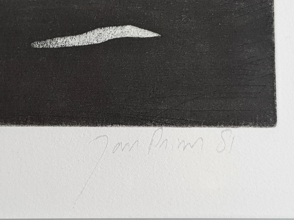 Jan Prins - Ets - Gesigneerd 1981 kopen? Bied vanaf 15!
