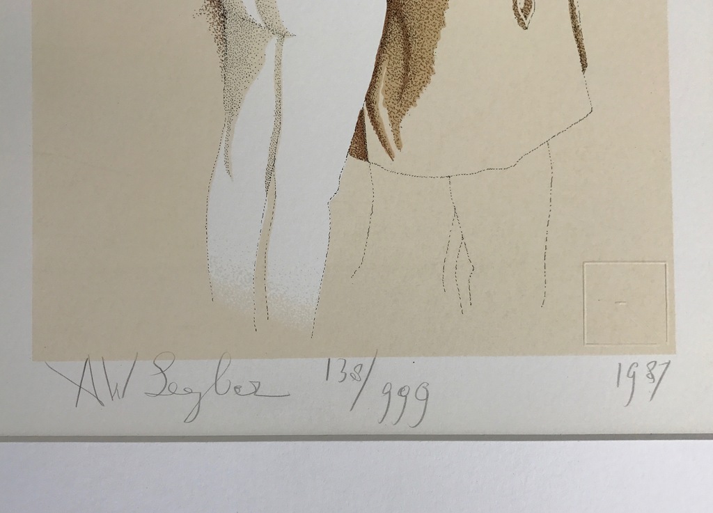 Henk Segboer - Mooie kleurenzeefdruk - 1987 - Getekend kopen? Bied vanaf 1!