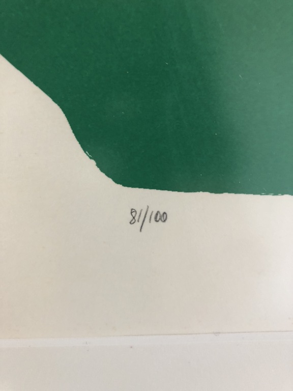 Anton Roosens: Grote zeefdruk, Birds II, ingelijst kopen? Bied vanaf 700!