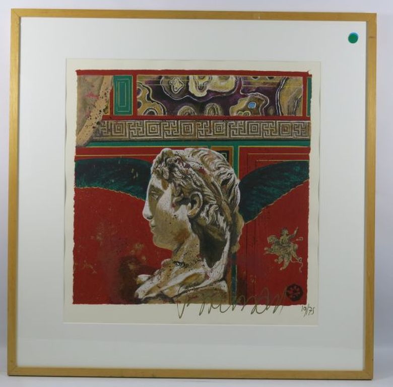 Gerti Bierenbroodspot: Zeefdruk, zonder titel II - Ingelijst (groot) kopen? Bied vanaf 100!