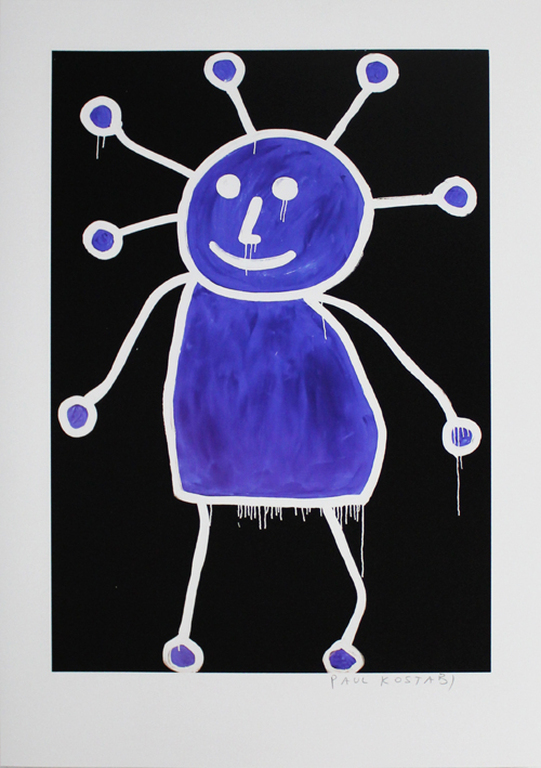 Paul Kostabi - SPRKL - handgesigneerd en genummerd , oplage 75 verkocht voor € 49!