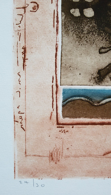 Jan Montyn - Source bleu du Mekong, aquatint ets kopen? Bied vanaf 150!