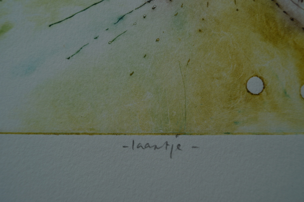 Gerart Kamphuis - Laantje - gesigneerde ets - 2005 kopen? Bied vanaf 1!