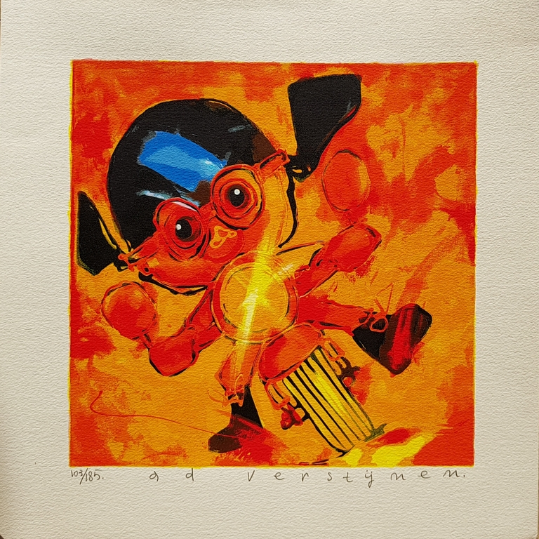 Ad Verstijnen zeefdrik Motorrijdertje verkocht voor € 45!