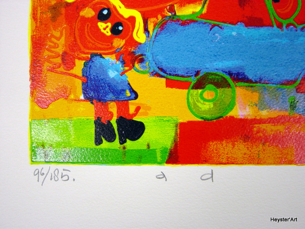 Ad Verstijnen - zeefdruk - Big city kopen? Bied vanaf 125!