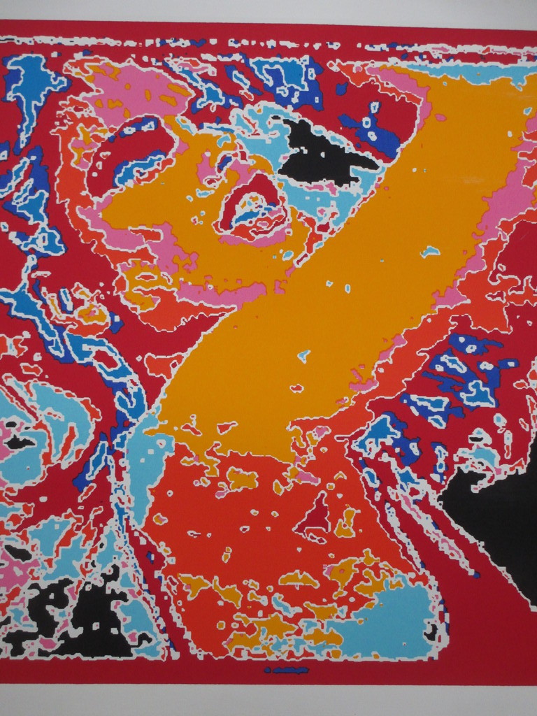 Henk van der Vet, Tennisster, Kleurenzeefdruk kopen? Bied vanaf 35!