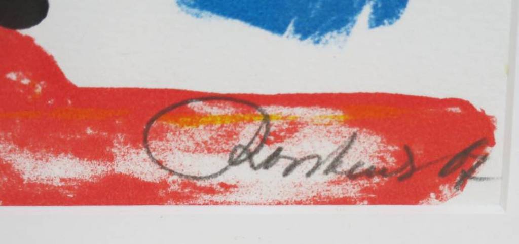 Anton Rooskens: Litho, Twee dieren - Ingelijst kopen? Bied vanaf 160!