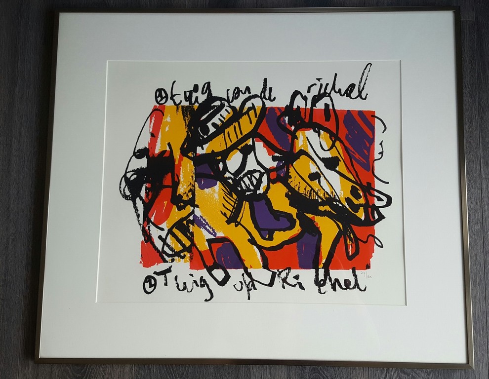 Herman Brood: zeefdruk, Tuig v/d Richel kopen? Bied vanaf 275!