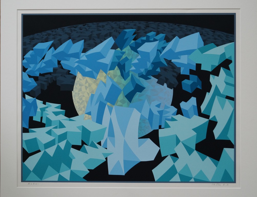 Hans Klaui - grote gesigneerde zeefdruk - incl. passepartout - oplage 24 stuks verkocht voor € 80!