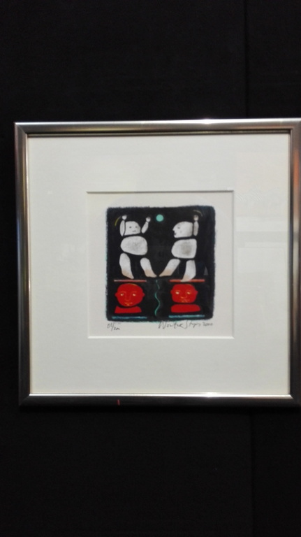 Wouter Stips, zeefdruk op papier in lijst kopen? Bied vanaf 75!