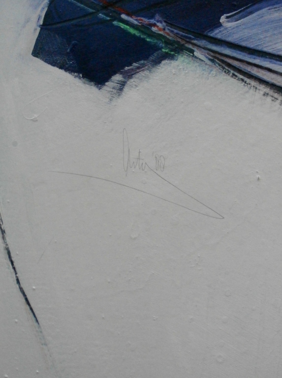 Arty Grimm - schilderij: Acryl op zeer dik papier - 1988 kopen? Bied vanaf 295!