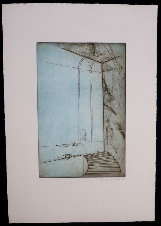 Ronald Tolman: Ets, Zonder titel verkocht voor € 192!