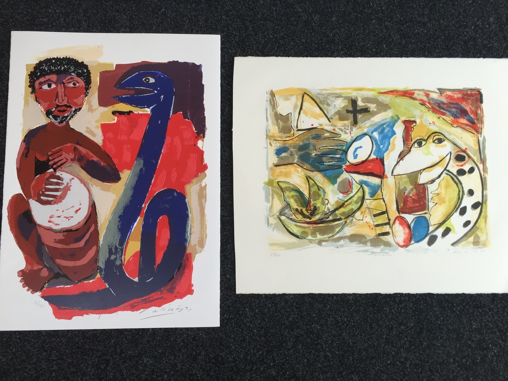 John Lie A Fo  2 zeefdrukken kopen? Bied vanaf 35!