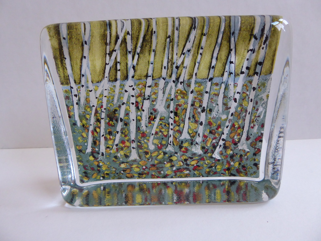 Heljä Liukko-Sundström, glazen object "dancing leaves" kopen? Bied vanaf 70!