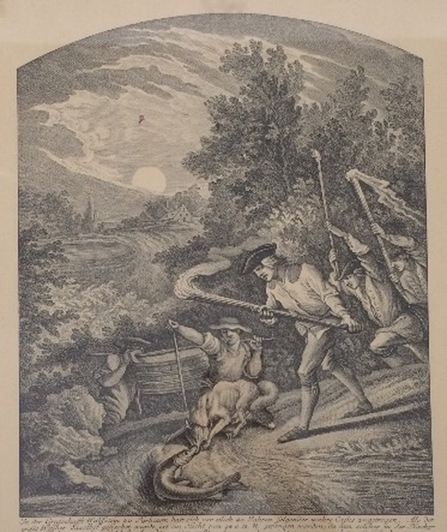 Ets - Johann Elias RIDINGER (Ulm 1698, Augsburg 1767) kopen? Bied vanaf 50!