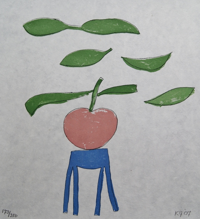 Klaas Gubbels zeefdruk op handgeschept papier - 2007 kopen? Bied vanaf 125!