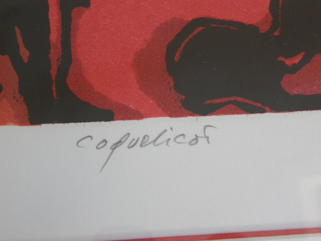 Fon Klement: Boardsnede, potlood gesigneerd kopen? Bied vanaf 200!