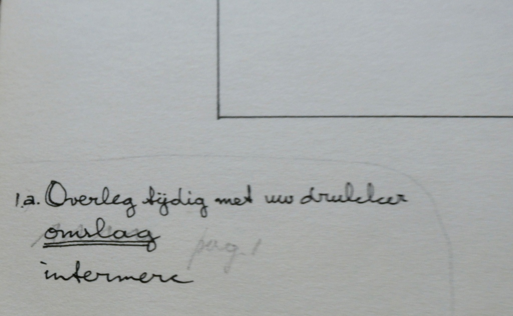 Paul Hulshof - inkttekening: Overleg tijdig - 1972 kopen? Bied vanaf 1!
