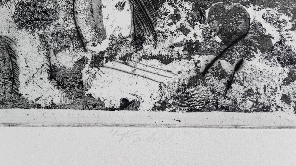 Jan Prins - Fabel - Gesigneerd 86 - Ets kopen? Bied vanaf 1!