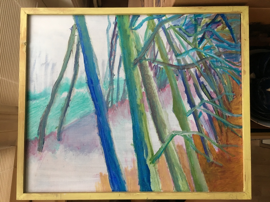 Ellie Slegten, acryl op doek, fors lagere prijs ivm ruimtegebrek verkocht voor € 60!