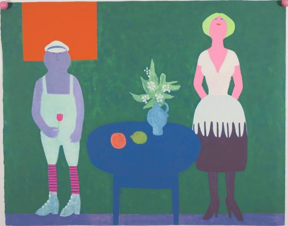 Jan Roede: Litho, Man en vrouw verkocht voor € 150!