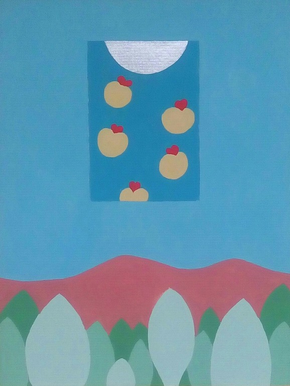 Anton Ruytenbeek: gouache - De stilte van de maannacht kopen? Bied vanaf 1!