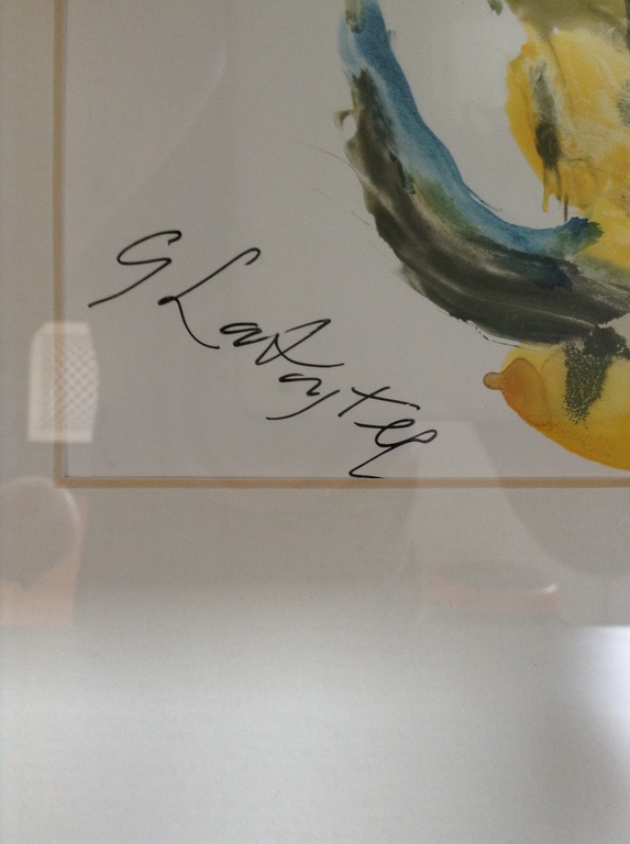 Ger Lataster 1920-2012 , Olieverf op papier (Guache) 20x30 ges lo kopen? Bied vanaf 60!