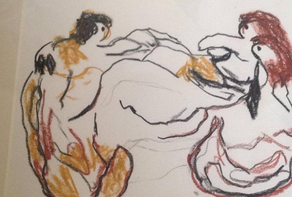  Anton heyboer zijn vrouwen met kleur krijt kopen? Bied vanaf 75!