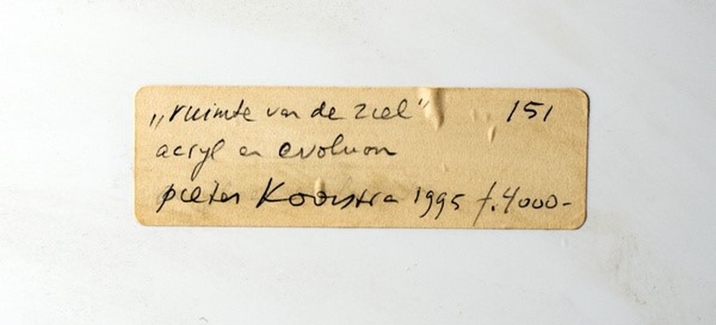 Pieter Kooistra - Acryl en Evoluon - Ruimte van de Ziel         kopen? Bied vanaf 275!