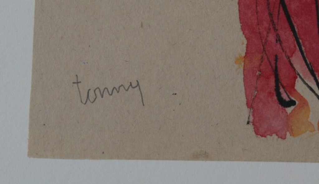 onbekende kunstenaar - aquarel - gesigneerd kopen? Bied vanaf 1!