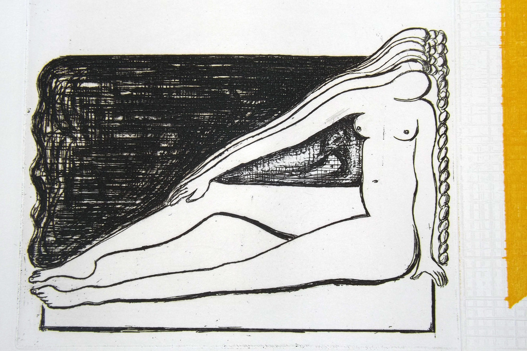 Hannes Postma - Ets- blinddruk - Z.T. kopen? Bied vanaf 90!