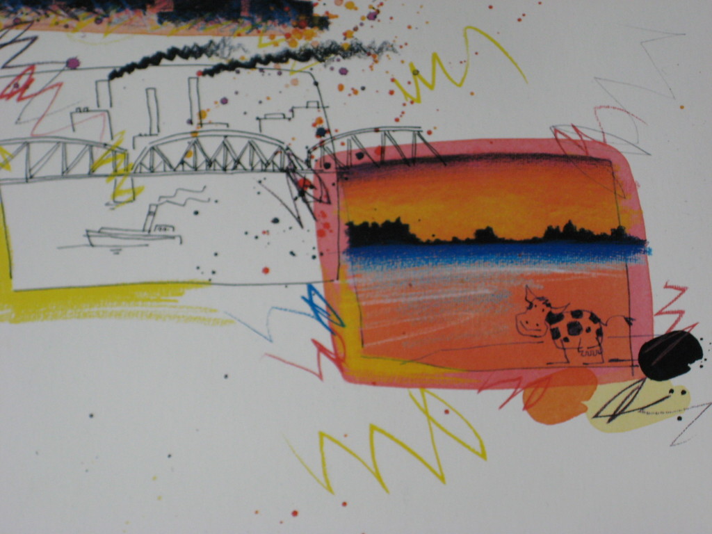  Wilhelm Schlote , kleurenlitho , Nijmegen kopen? Bied vanaf 1!