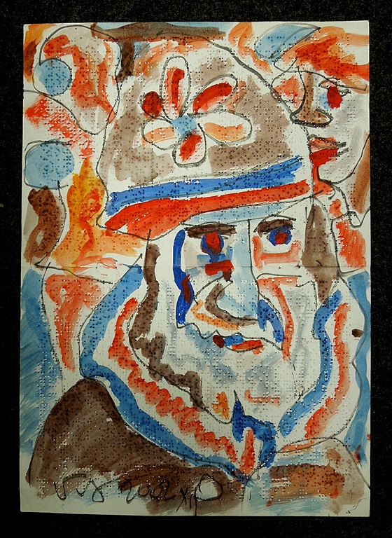 Miklós Németh - Mischtechnik - "Öreg harcos (Alter Krieger) - handsigniert  kopen? Bied vanaf 42!