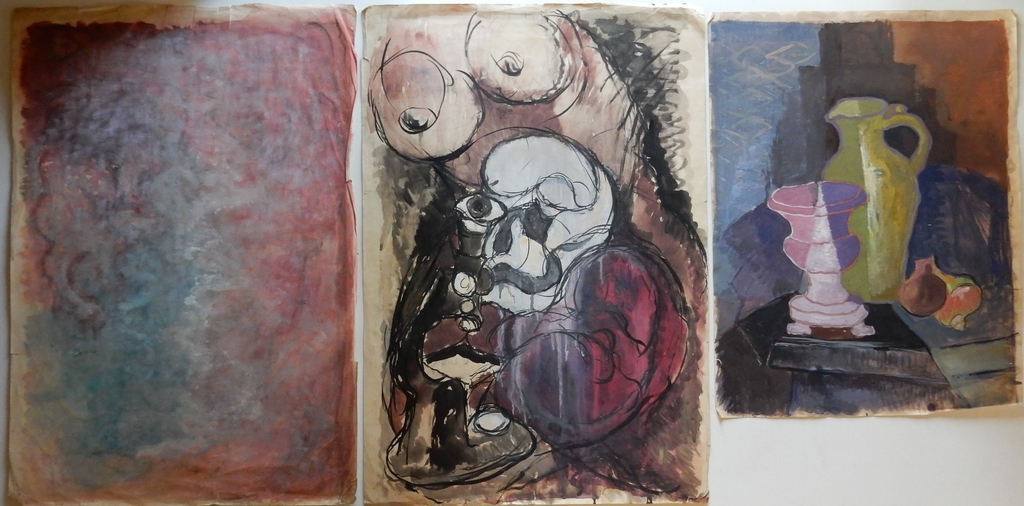 Theo Schreuder (1893-1980) - Drie werken op papier - Leiden / Oegstgeest kopen? Bied vanaf 1!